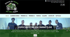 Desktop Screenshot of carnetdemotoporlibremadrid.com